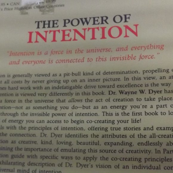 The Power of Intention by Dr. Wayne W. Dyer - Picture 4 of 4